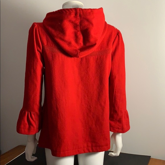 Red Wool Billabong Coat - Picture 7 of 12